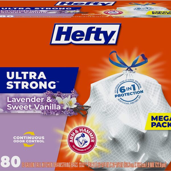 Hefty Ultra Strong Tall Kitchen Trash Bags